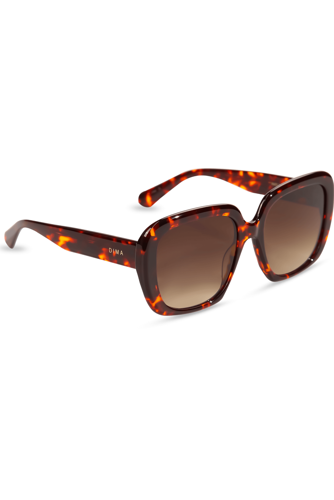 dima sunglass amelia havana frame brown gradient lens 2