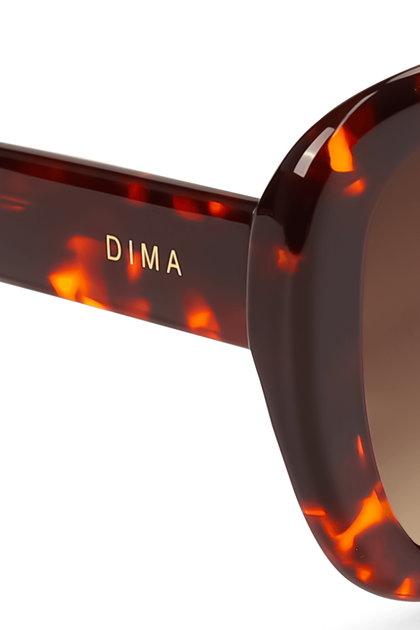 dima sunglass amelia havana frame brown gradient lens 4