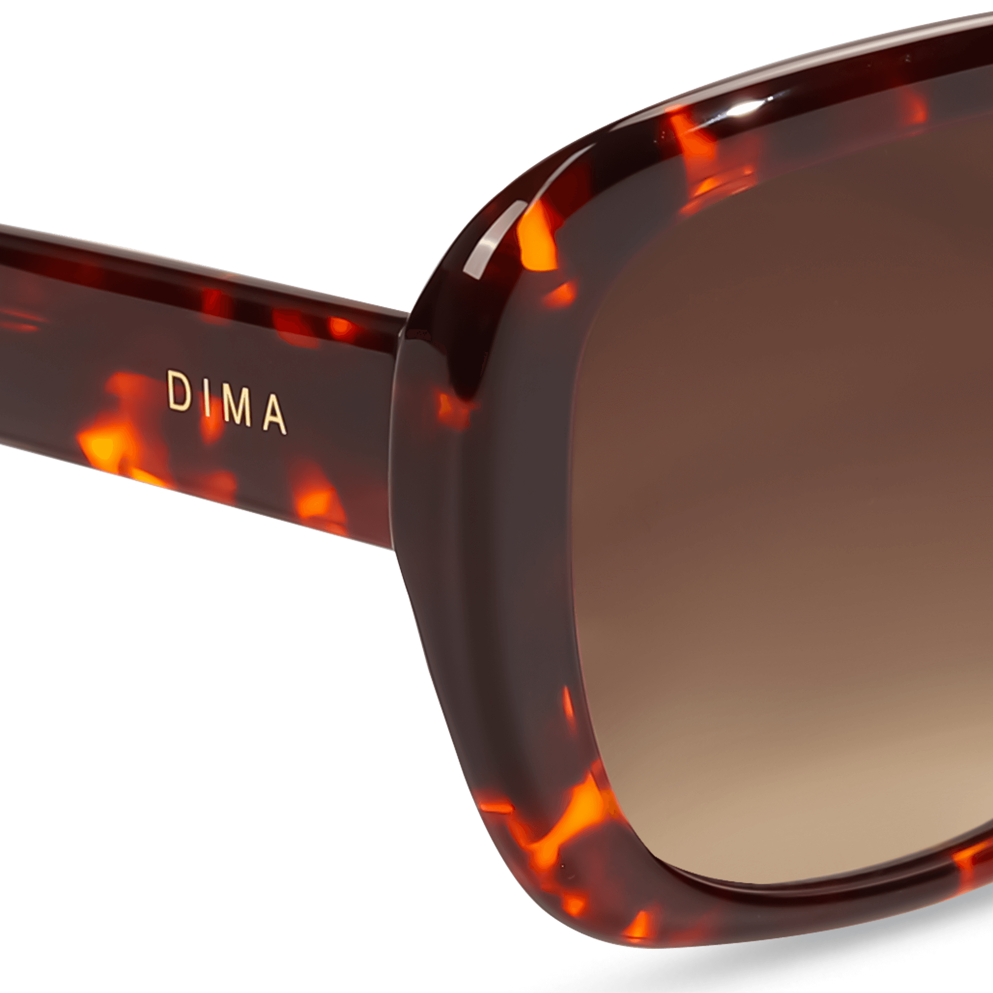 dima sunglass amelia havana frame brown gradient lens 4