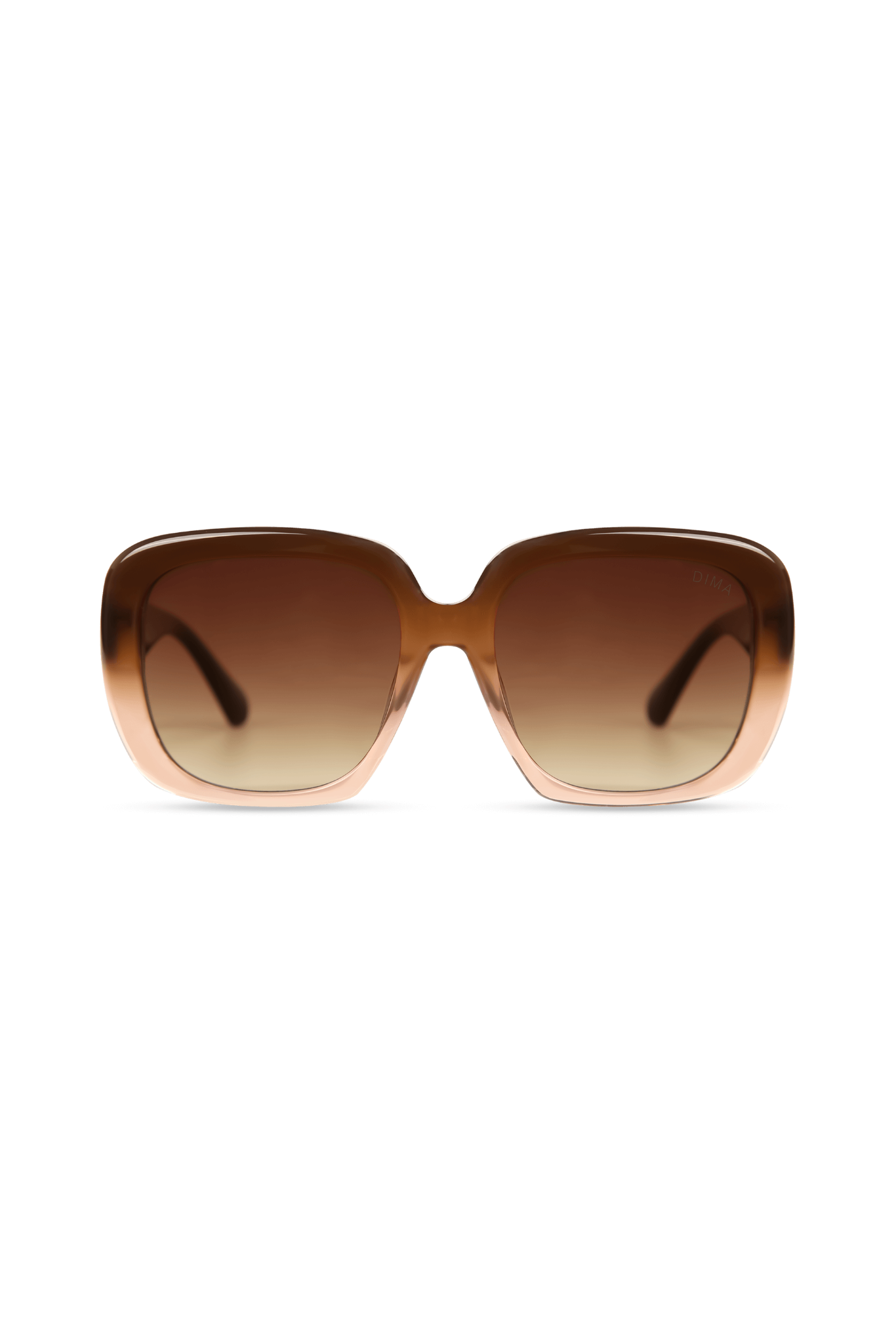 dima sunglass amelia milky brown gradient frame brown gradient lens 1