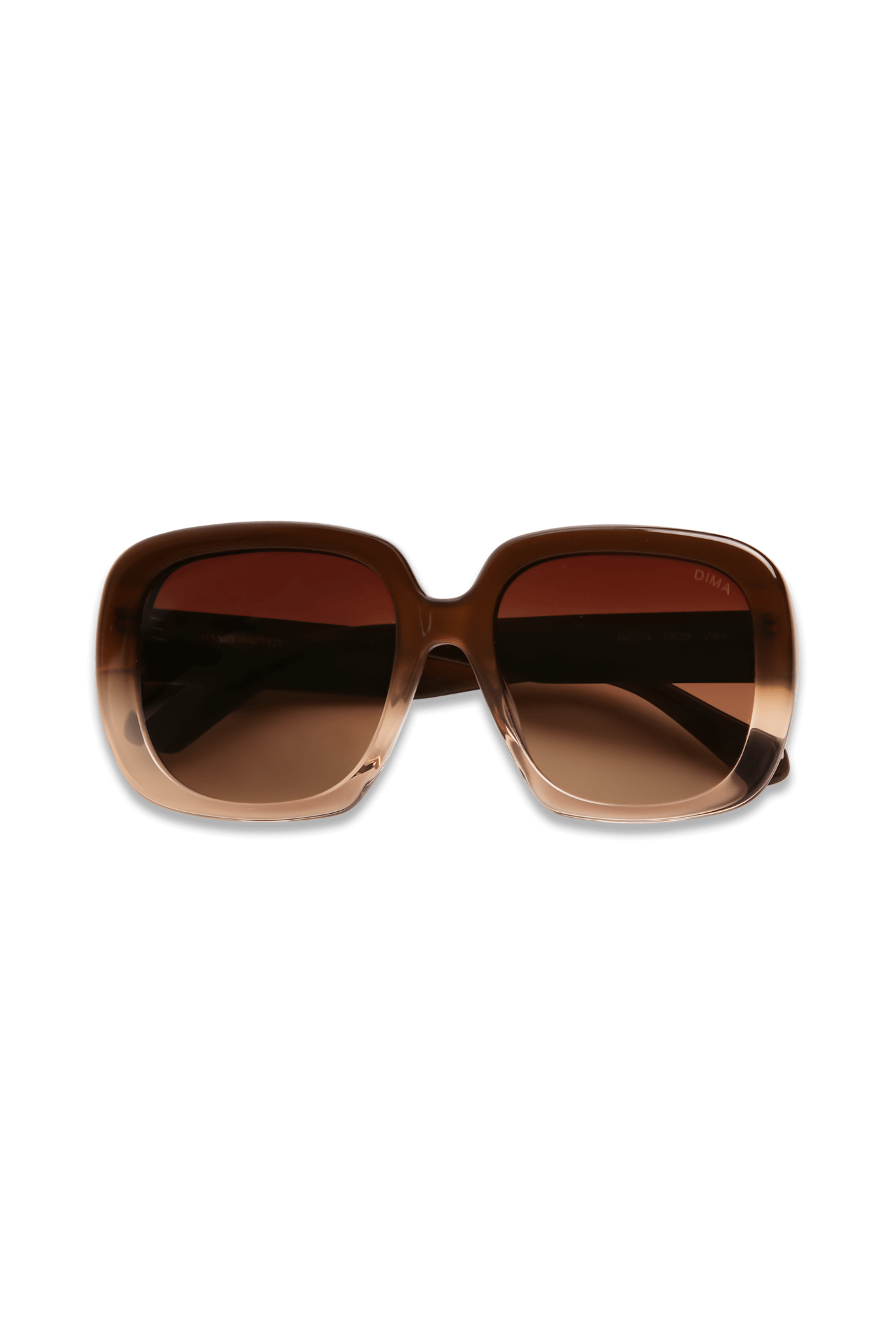 dima sunglass amelia milky brown gradient frame brown gradient lens 5