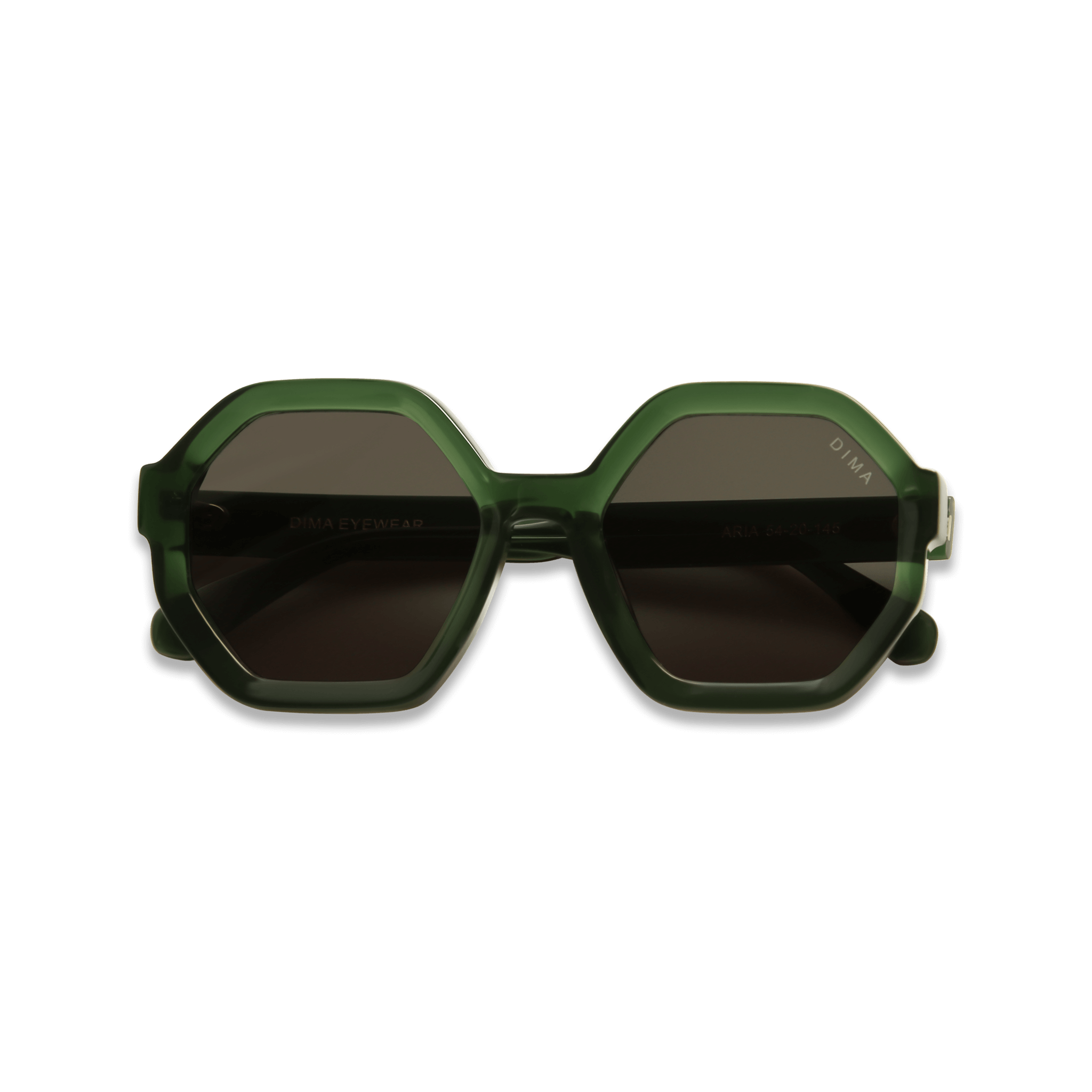 dima sunglass aria crystal green frame green lens 5
