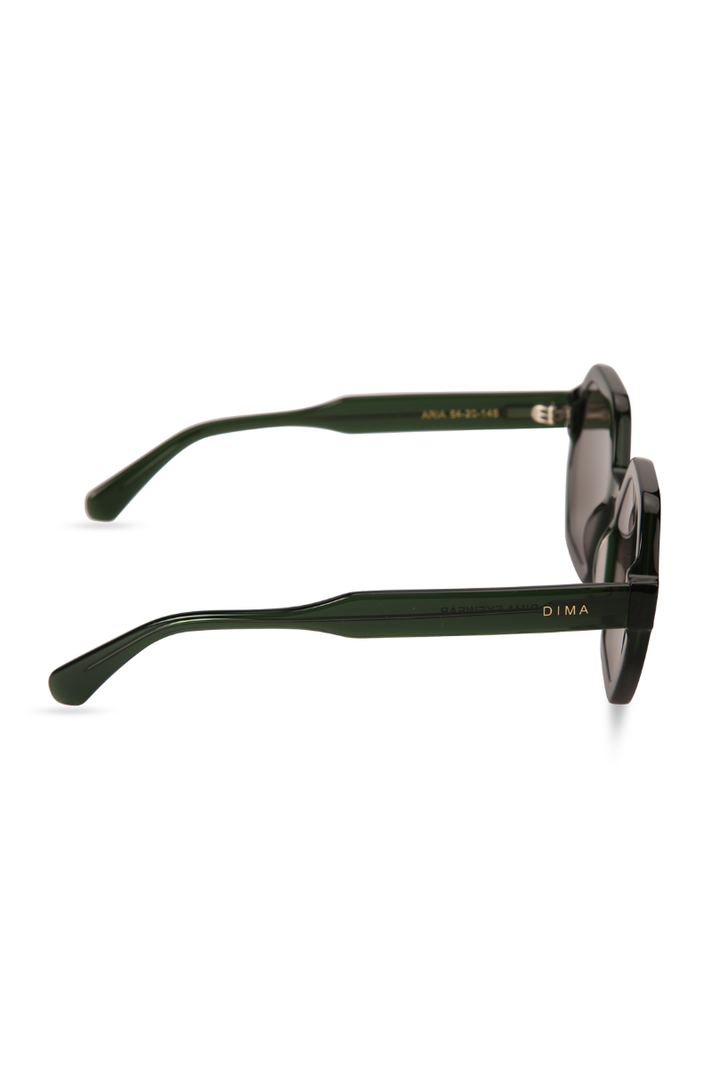 dima sunglass aria crystal green frame green lens 3