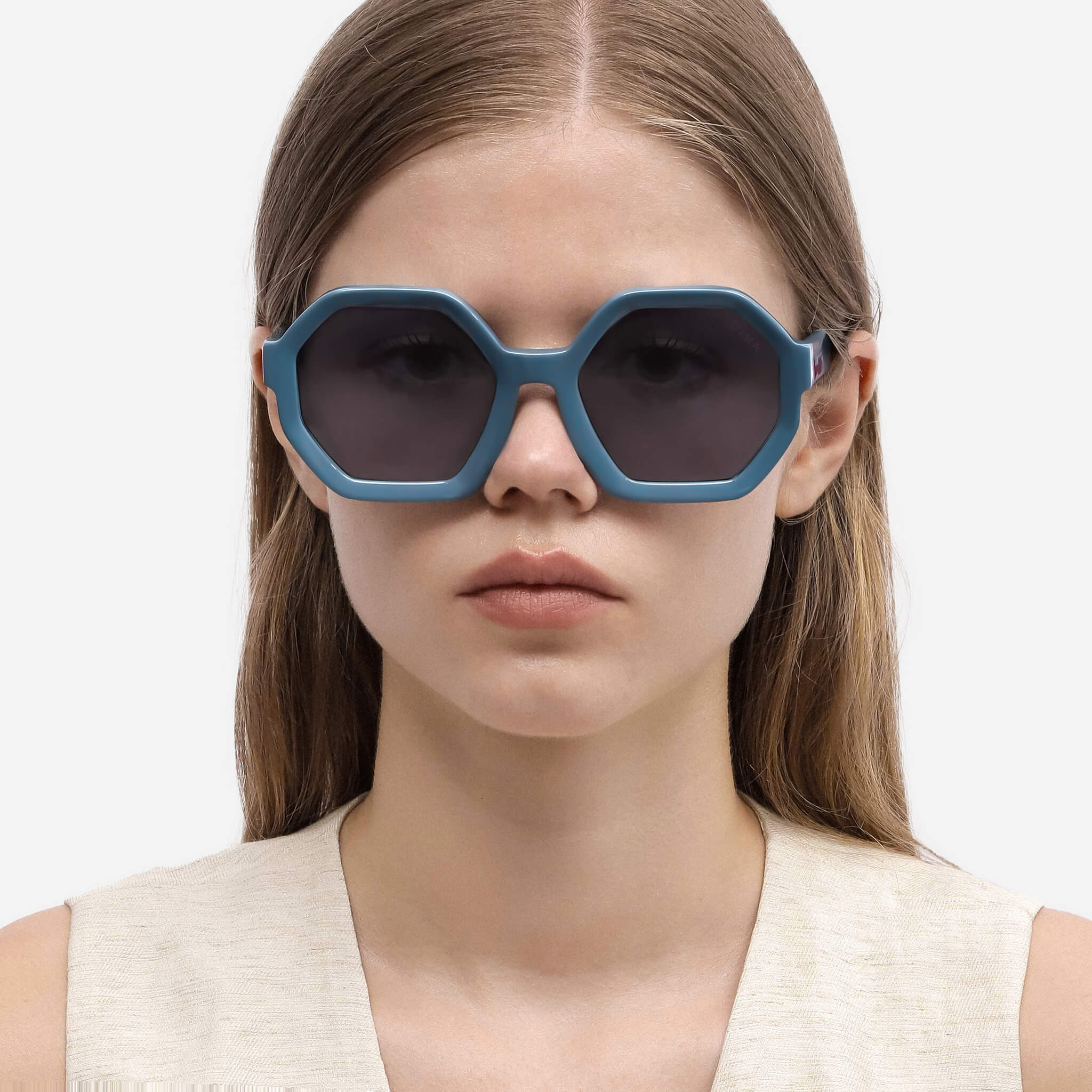 dima sunglass aria dark blue dark frame blue lens model 1