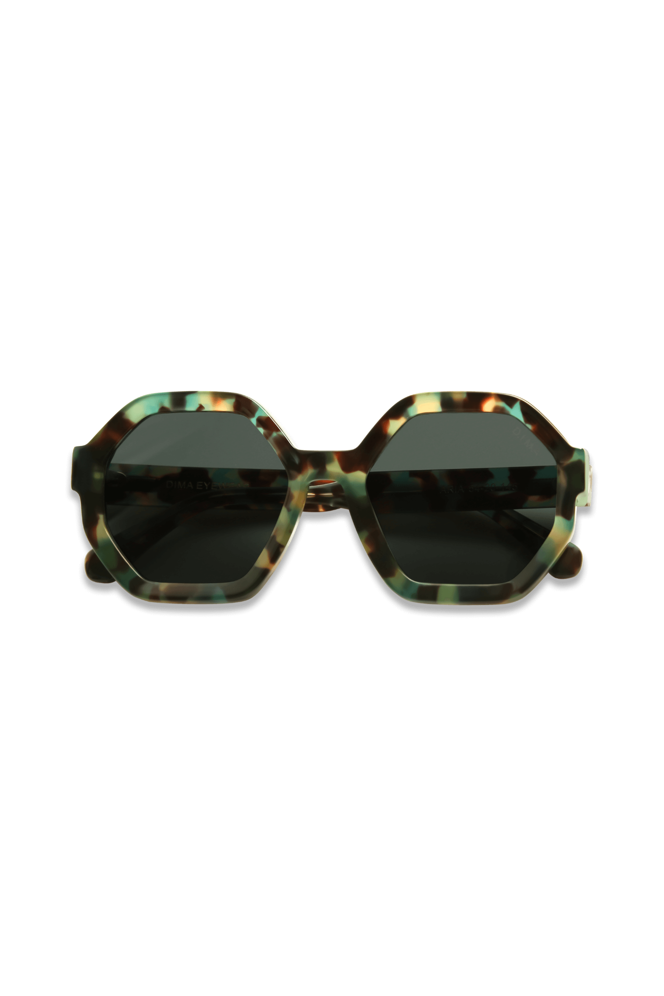 dima sunglass aria green tortoise frame g15 lens 5