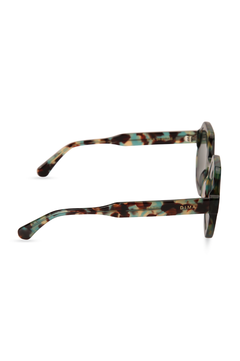 dima sunglass aria green tortoise frame g15 lens model 3
