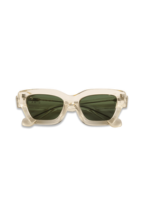 dima sunglass ava crystal light yellow  frame green lens 5