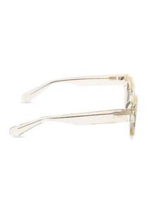 dima sunglass ava crystal light yellow  frame green lens 3