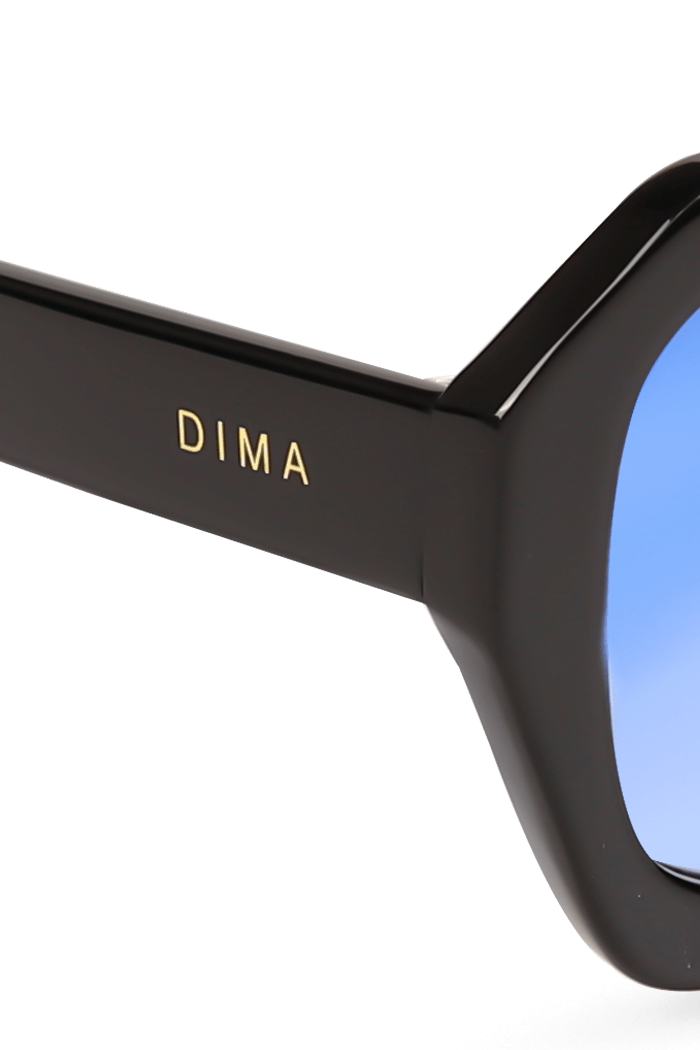 dima sunglass beth black frame blue gradient lens 4