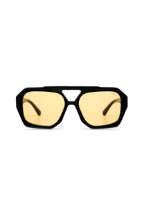 dima sunglass beth black frame yellow lens 1