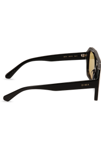 dima sunglass beth black frame yellow lens 3