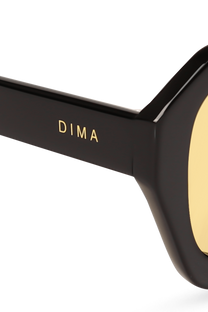 dima sunglass beth black frame yellow lens 4