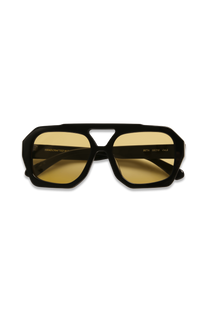 dima sunglass beth black frame yellow lens 5