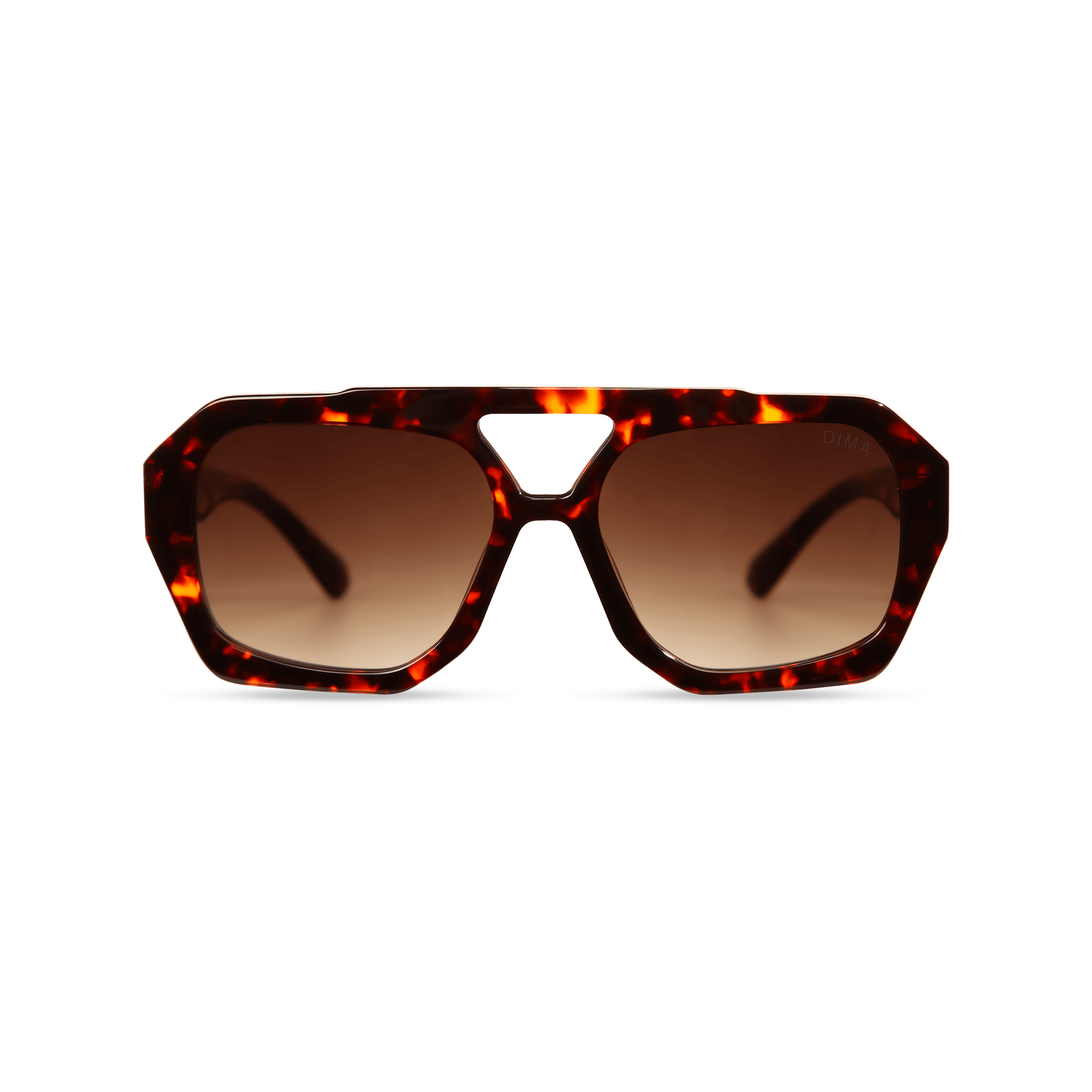 dima sunglass beth havana frame brown gradient lens 1