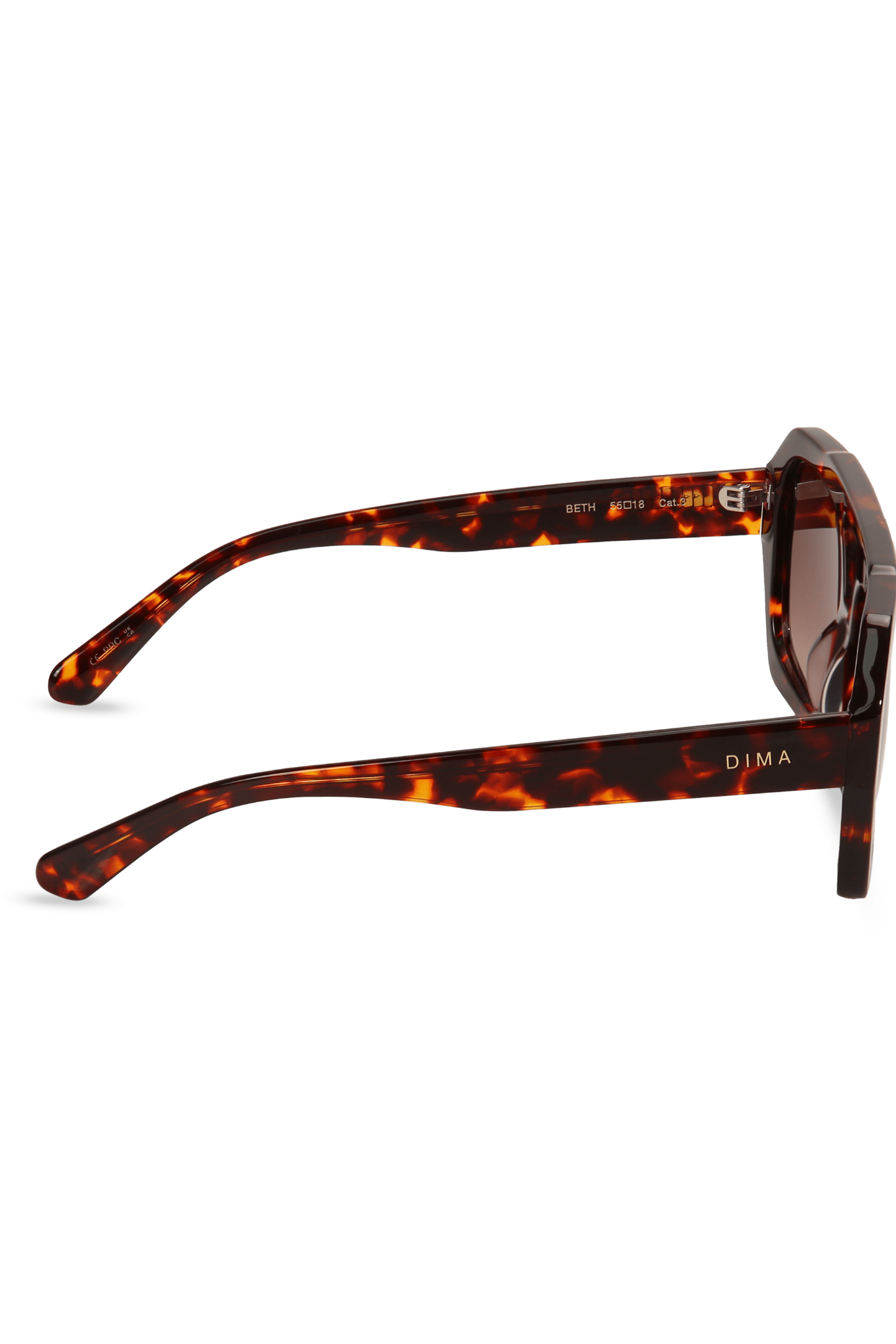 dima sunglass beth havana frame brown gradient lens 3