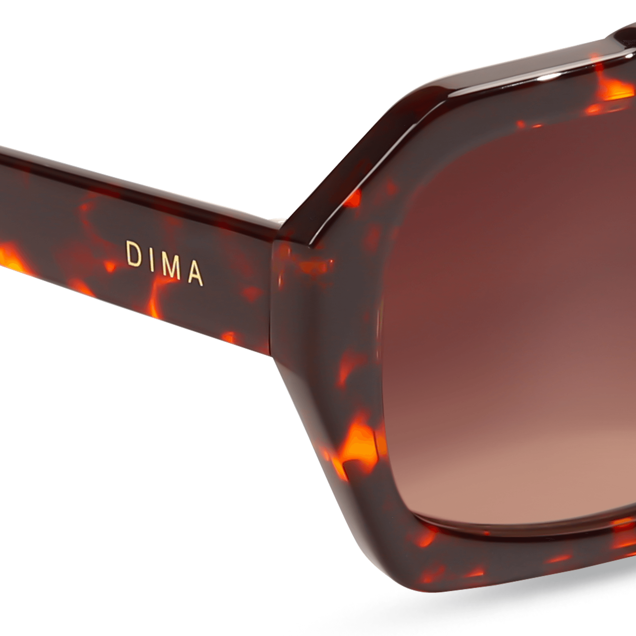 dima sunglass beth havana frame brown gradient lens 4