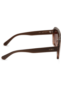 dima sunglass beth milky brown gradient frame brown gradient lens 3