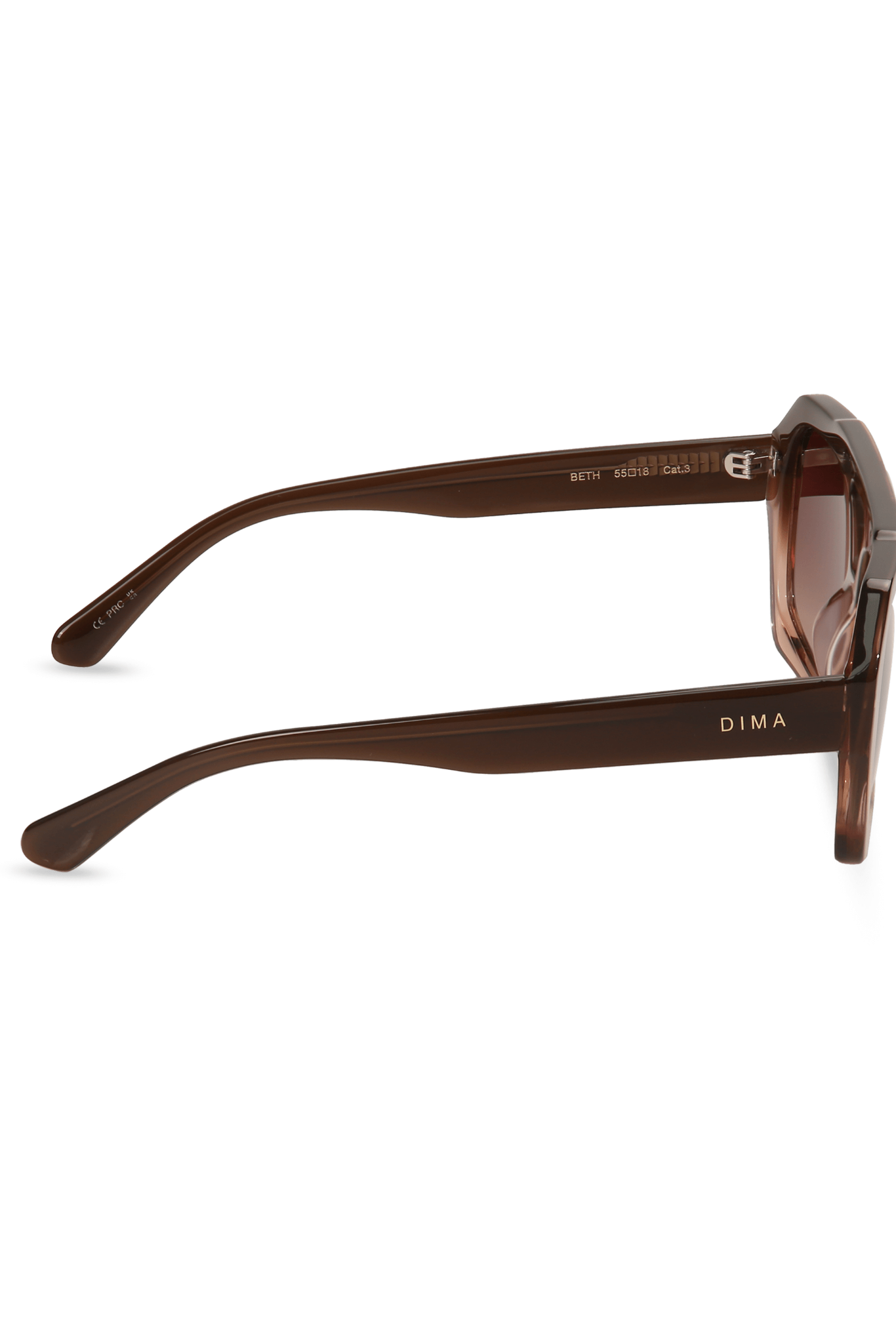 dima sunglass beth milky brown gradient frame brown gradient lens 3