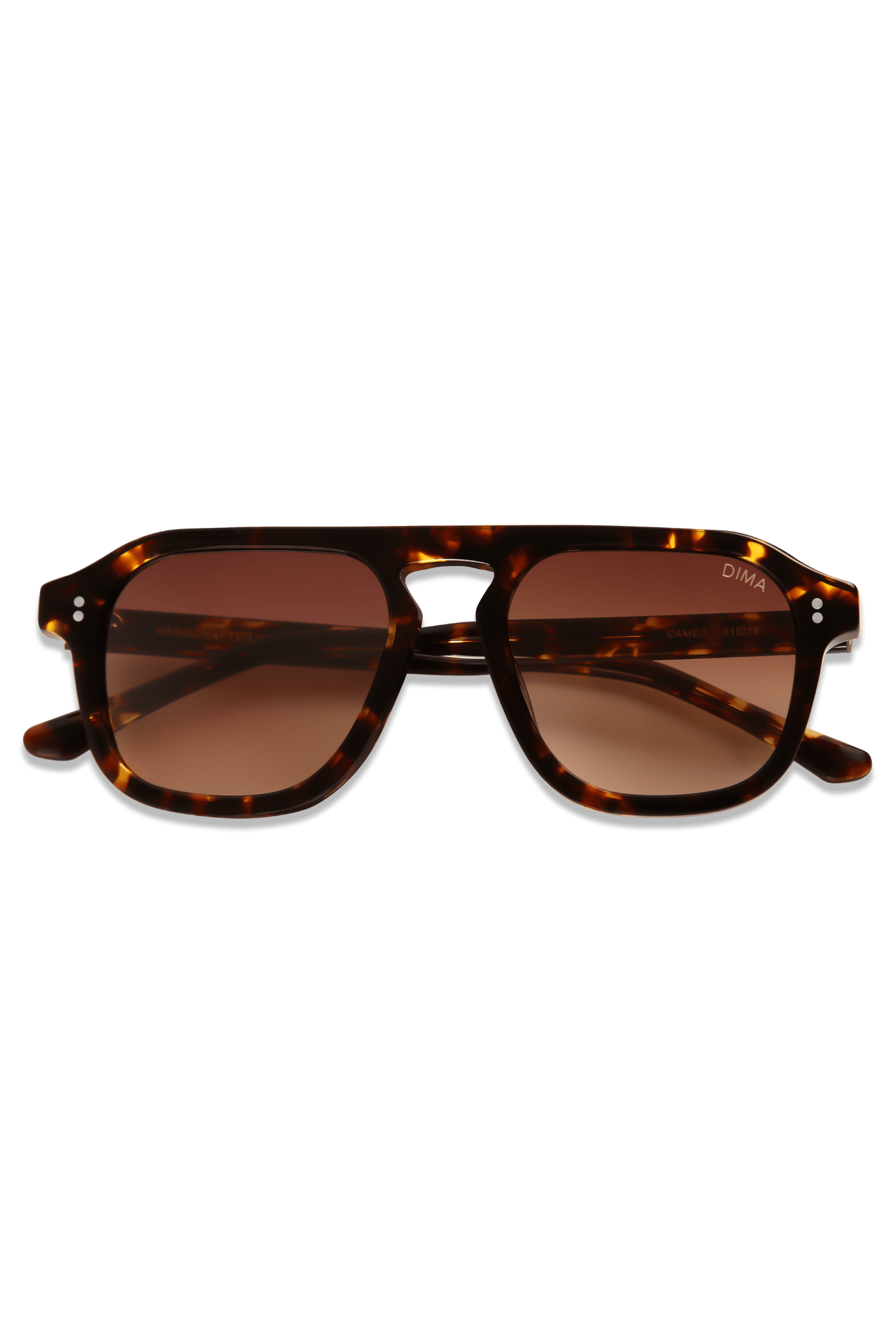 dima sunglass cameo amber tortoise frame brown gradient lens 1