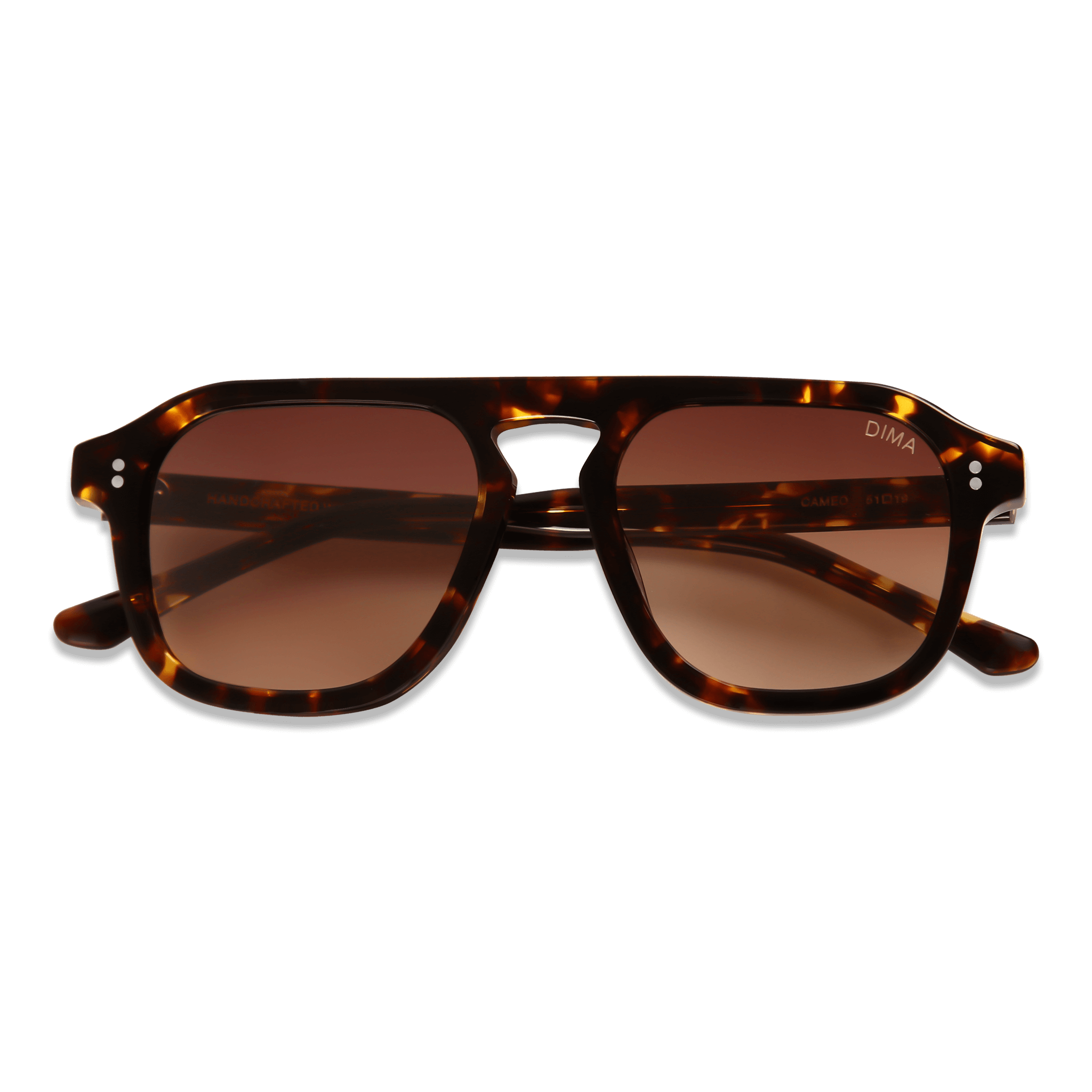 dima sunglass cameo amber tortoise frame brown gradient lens 1