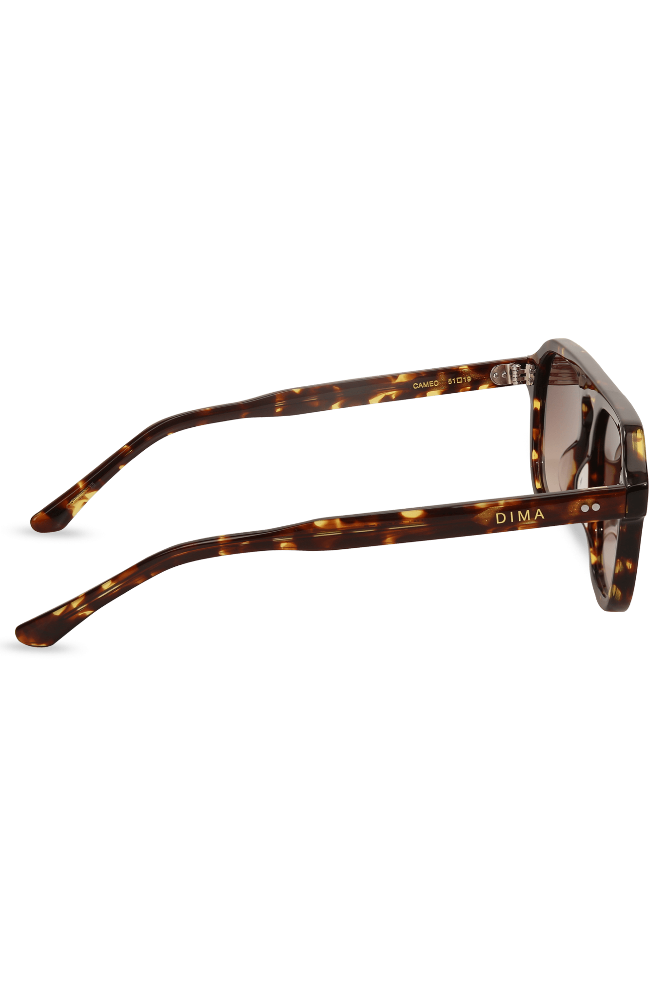 dima sunglass cameo amber tortoise frame brown gradient lens 3