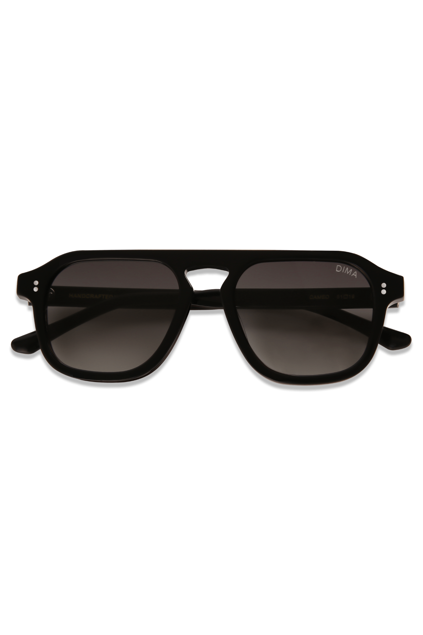 dima sunglass cameo black frame grey gradient lens 1