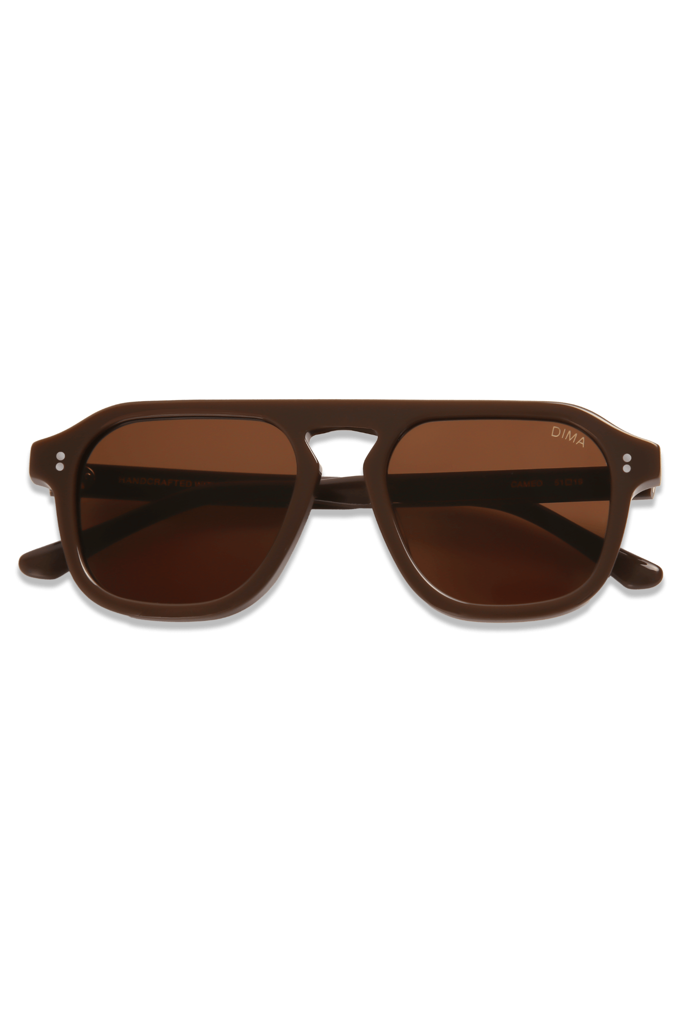 dima sunglass cameo brown frame brown lens 1