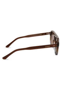 dima sunglass cameo brown grey gradient frame brown gradient lens 3