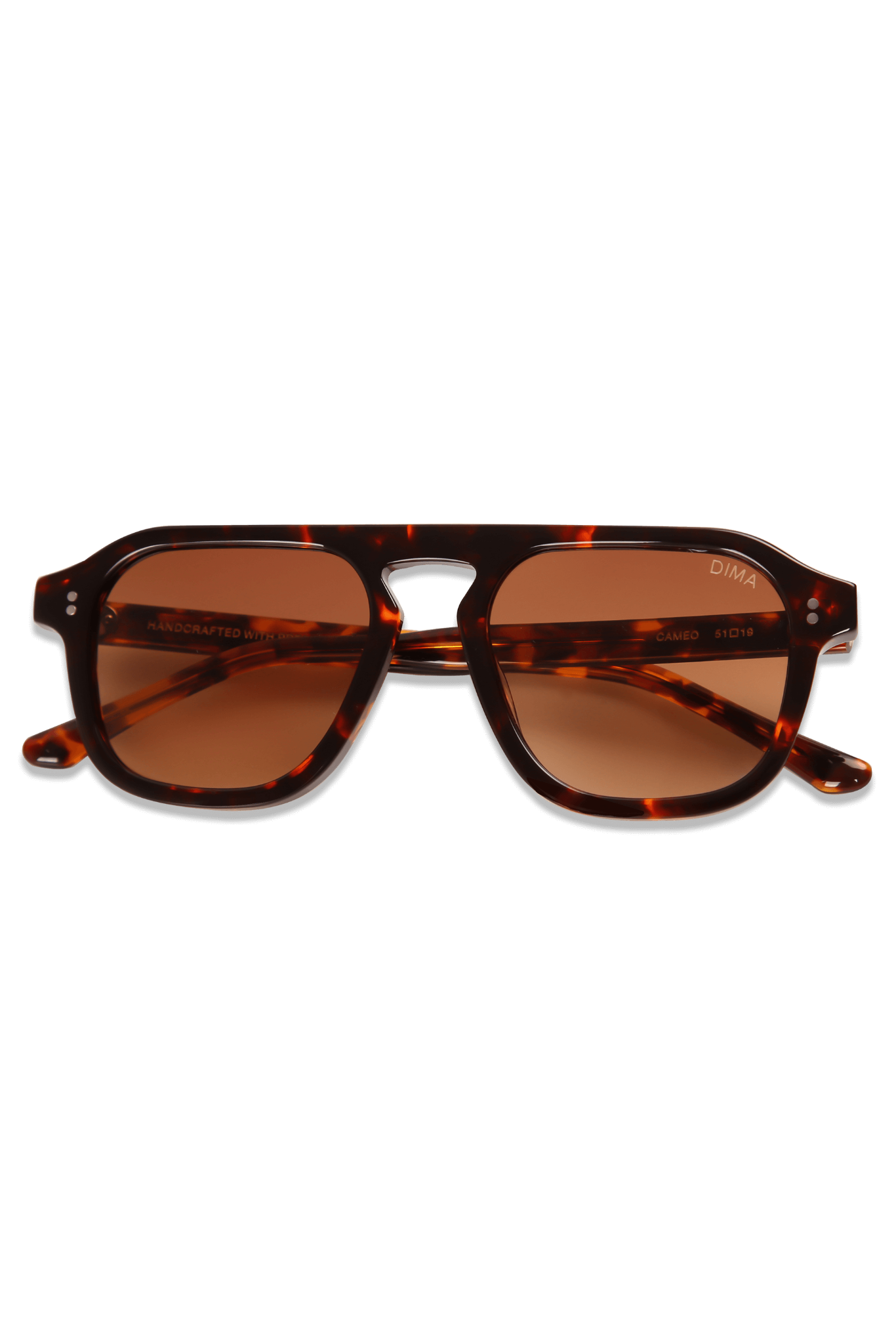 dima sunglass cameo havana frame brown gradient lens 1