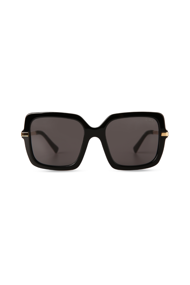 dima sunglass deena black frame grey lens 1