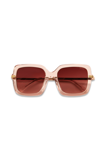 dima sunglass deena crystal pink frame red gradient lens 5