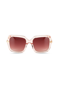 dima sunglass deena crystal pink frame red gradient lens 1