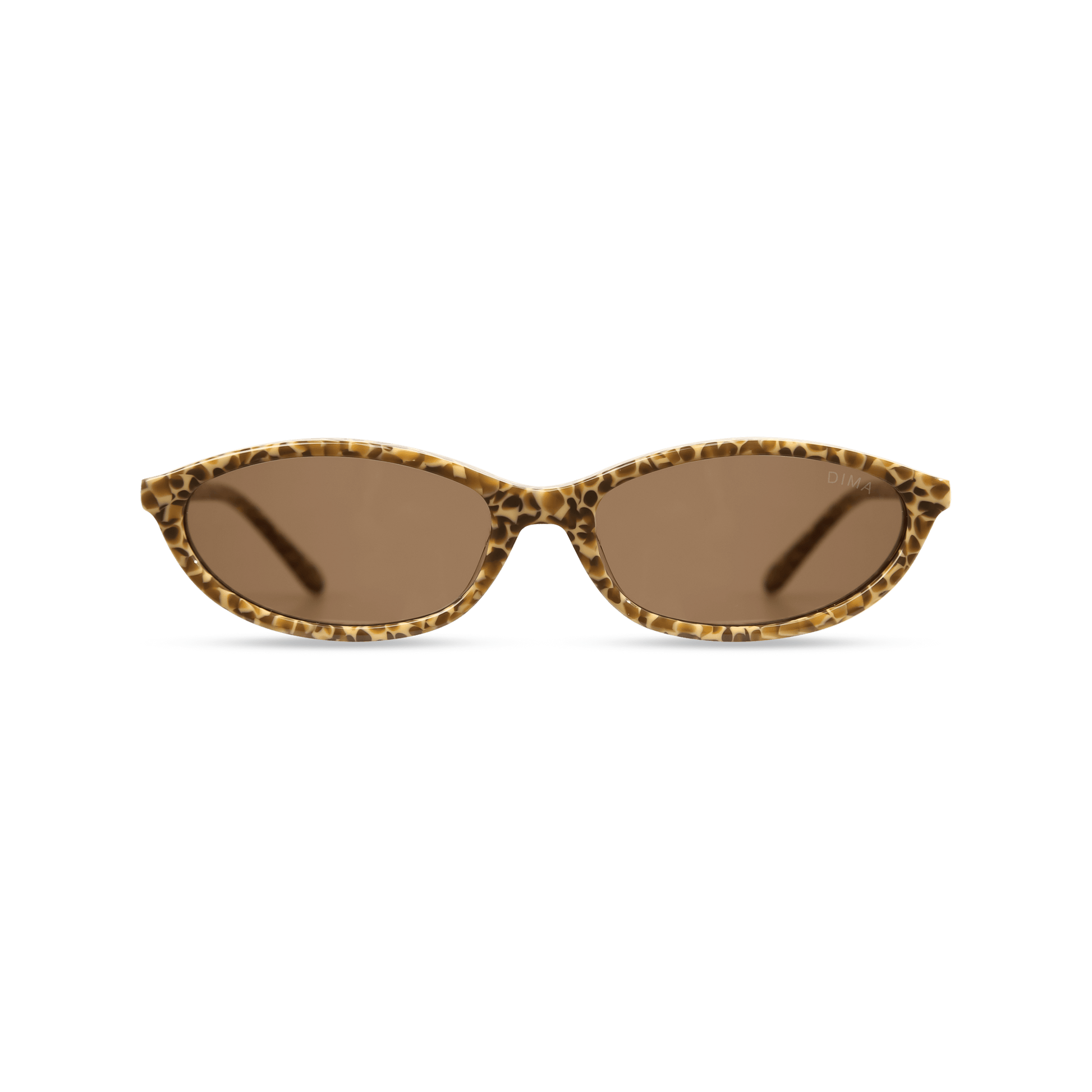 dima sunglass dina brown blocks frame brown lens 1