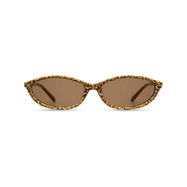 dima sunglass dina brown blocks frame brown lens 1
