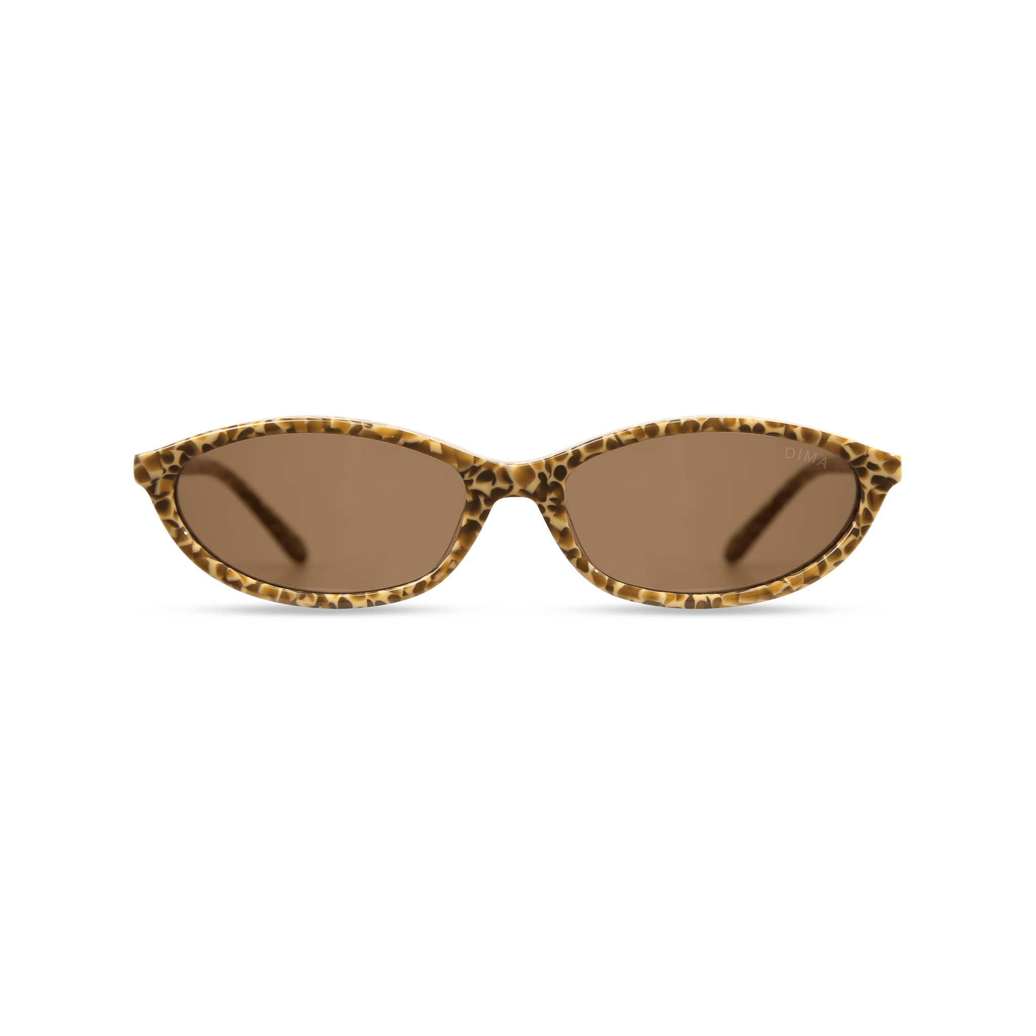 dima sunglass dina brown blocks frame brown lens 1