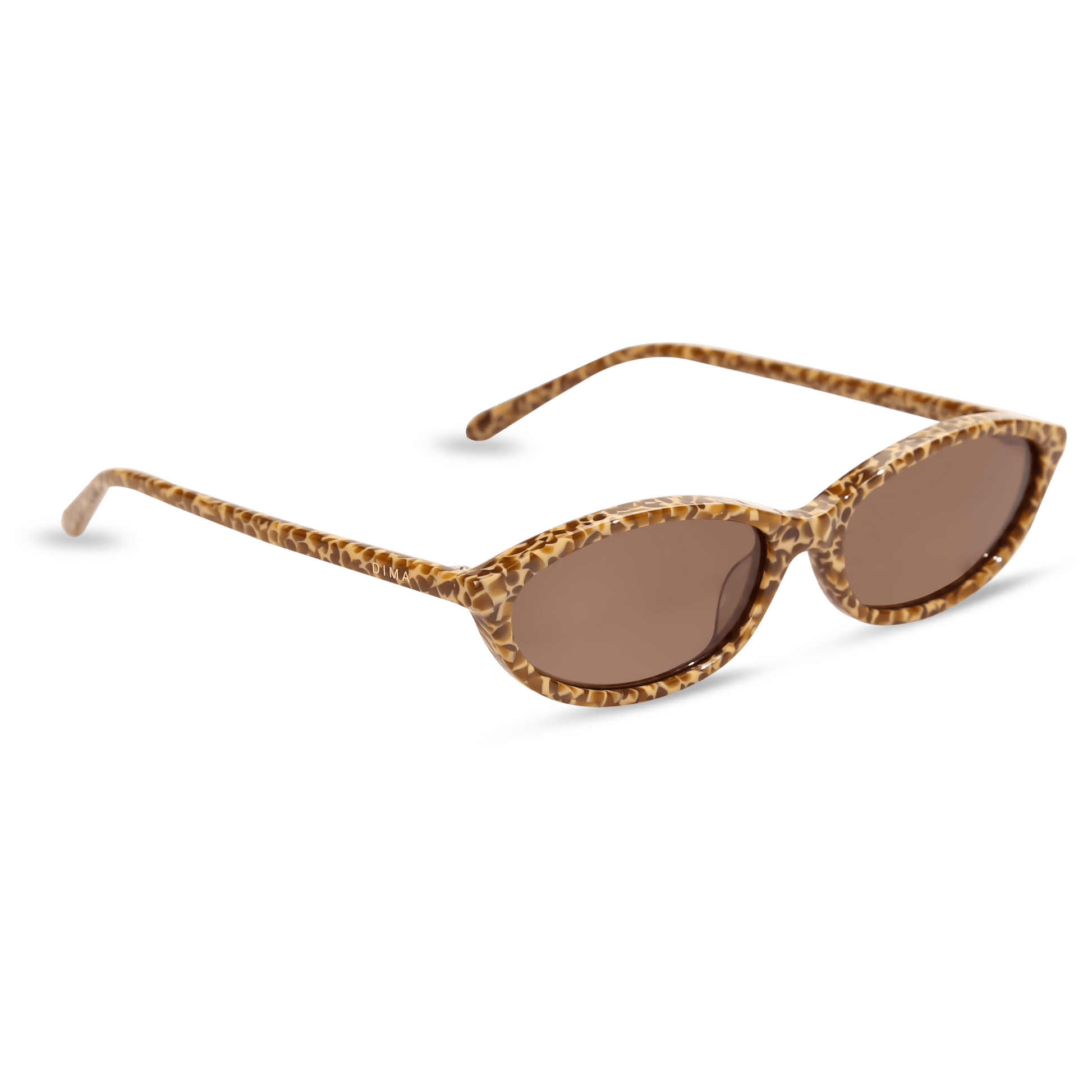 dima sunglass dina brown blocks frame brown lens 2