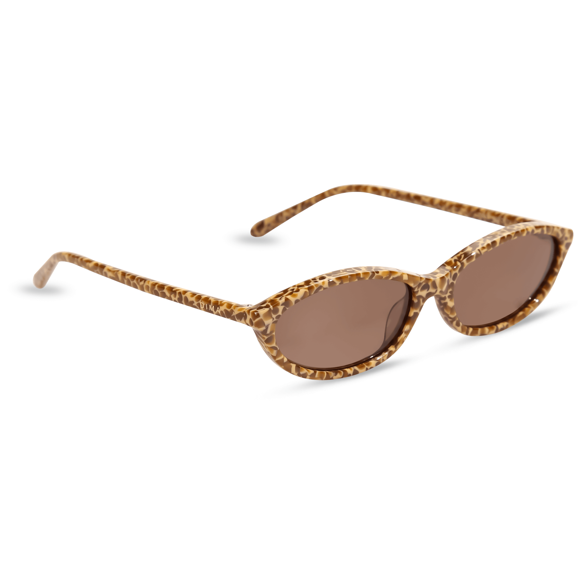 dima sunglass dina brown blocks frame brown lens 2
