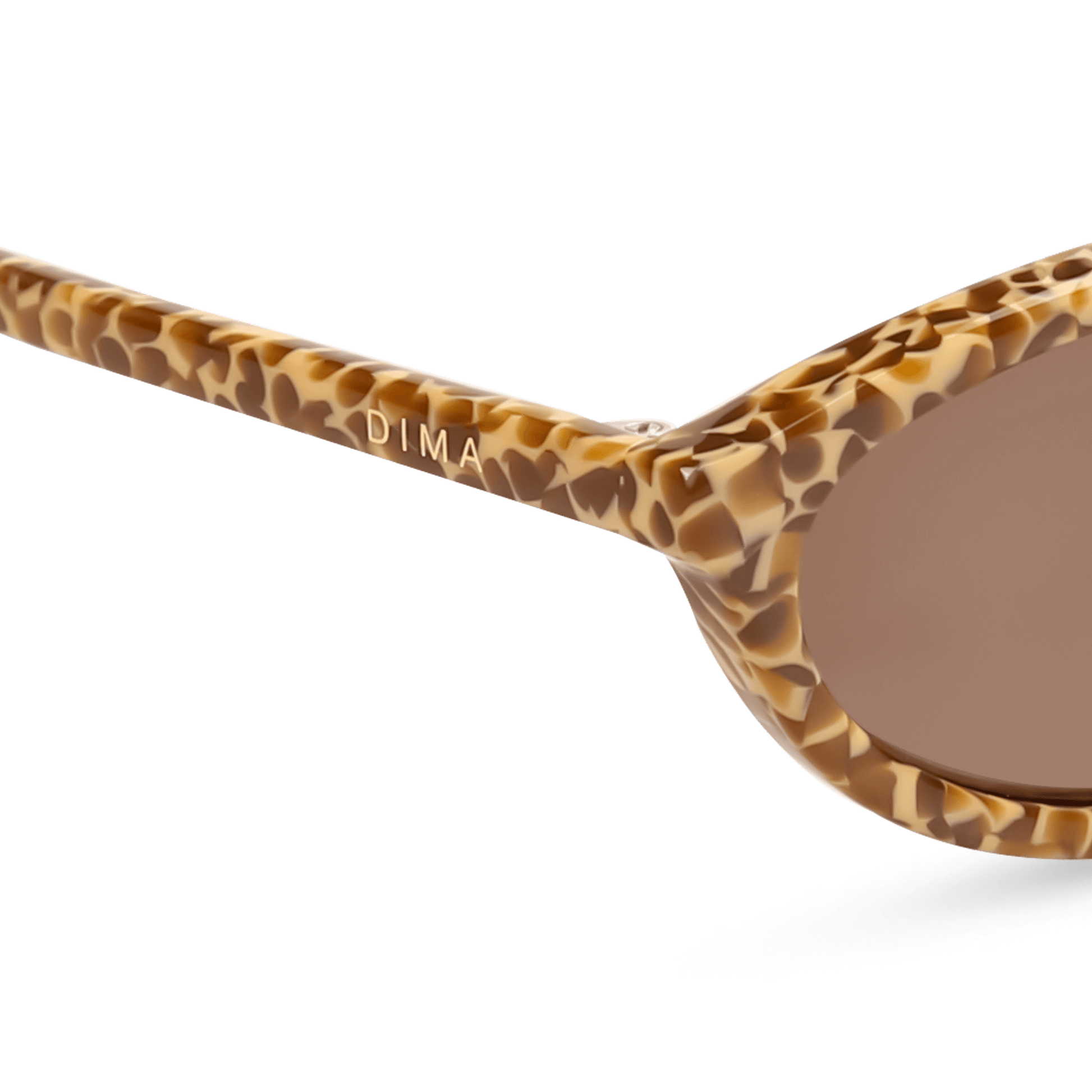 dima sunglass dina brown blocks frame brown lens 4