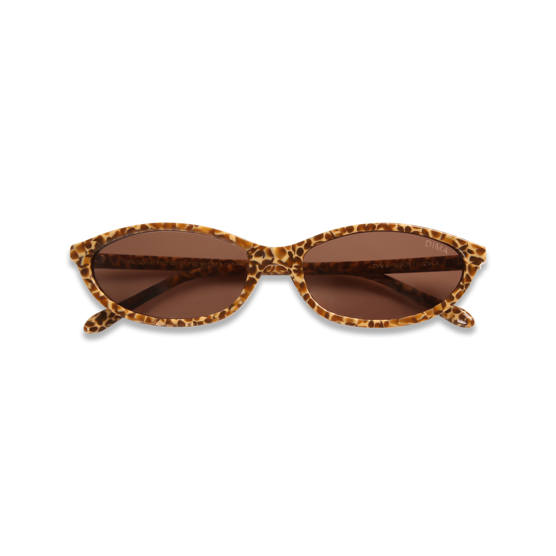 dima sunglass dina brown blocks frame brown lens 5
