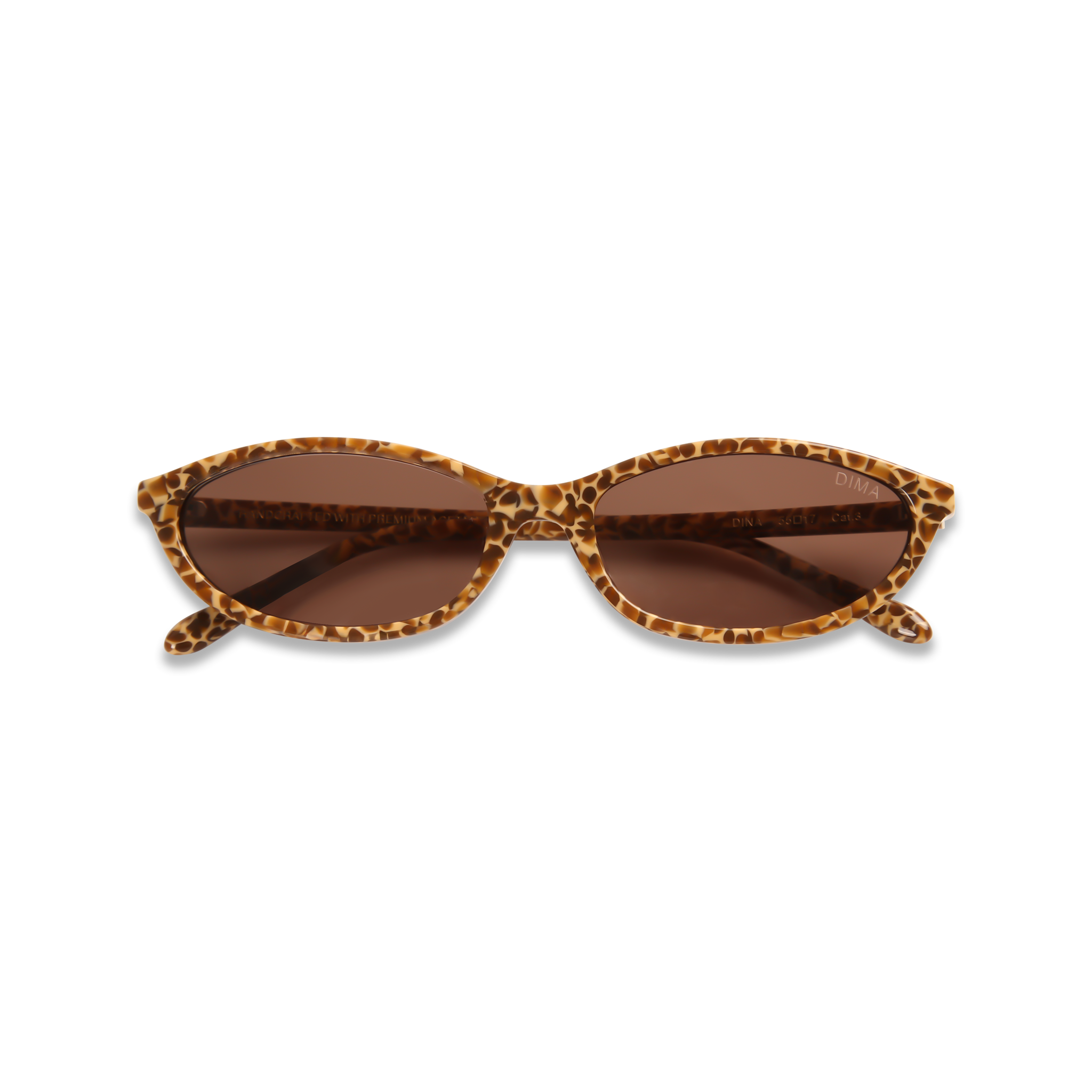 dima sunglass dina brown blocks frame brown lens 5