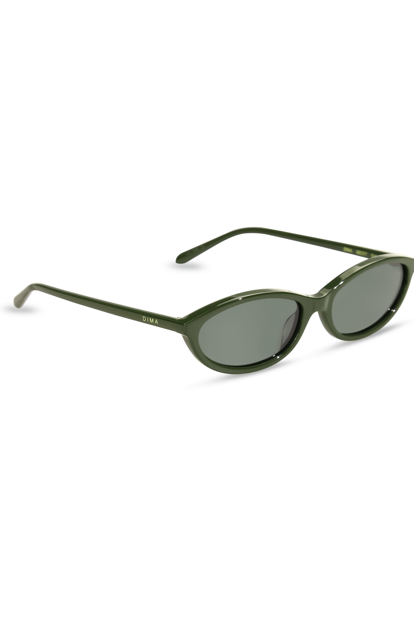 dima sunglass dina dark green frame green lens 2