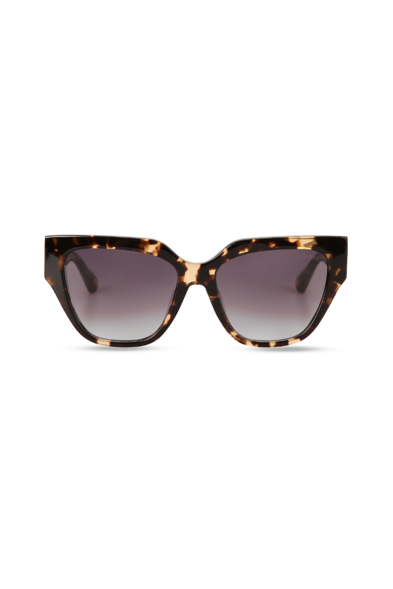 dima sunglass edith blonde tortoise frame grey gradient lens 1