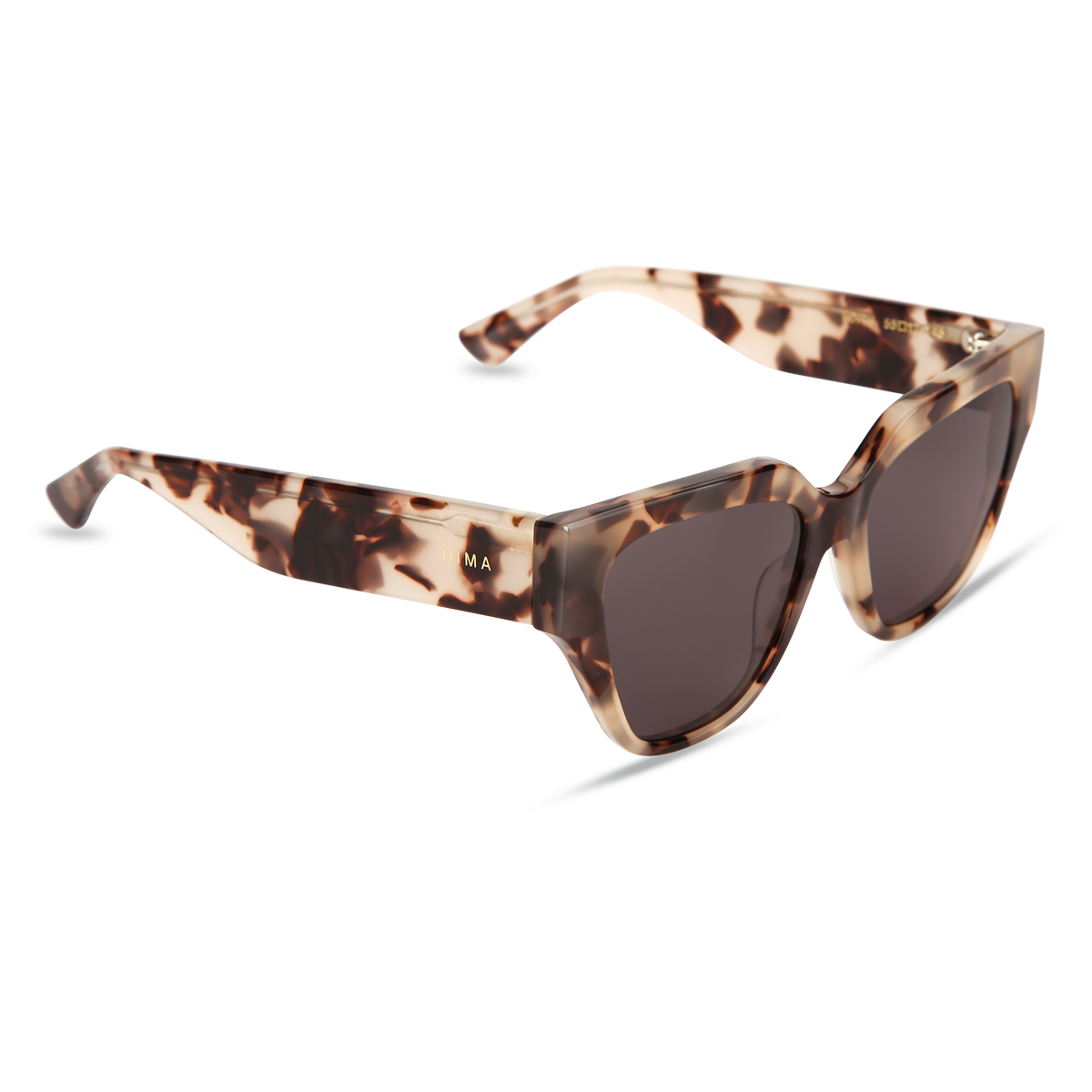 dima sunglass edith cream tortoise frame grey lens 2