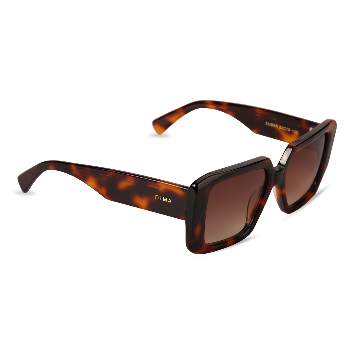 dima sunglass ember tortoise frame brown gradient lens 2