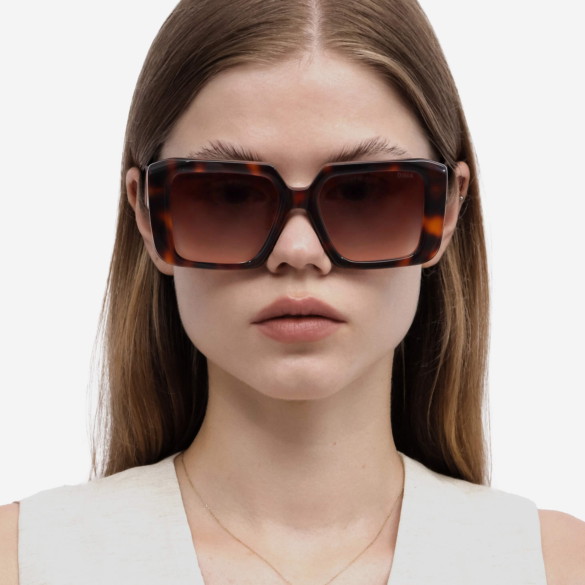 dima sunglass ember tortoise frame brown gradient lens model 1