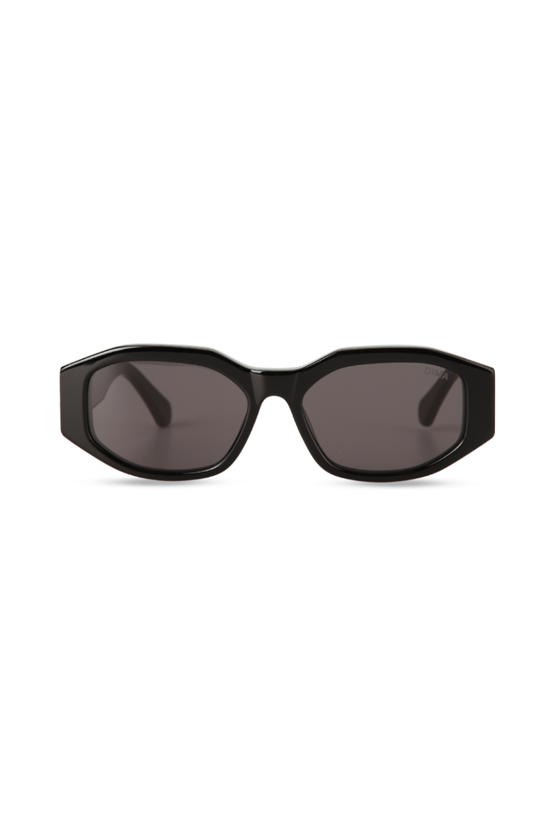 dima sunglass fleur black frame grey lens 1