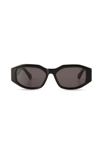 dima sunglass fleur black frame grey lens 1