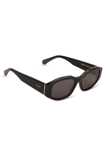 dima sunglass fleur black frame grey lens 2