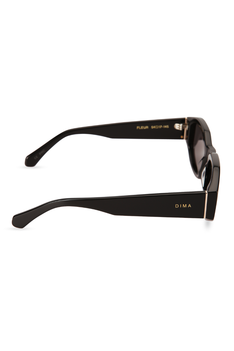 dima sunglass fleur black frame grey lens 3