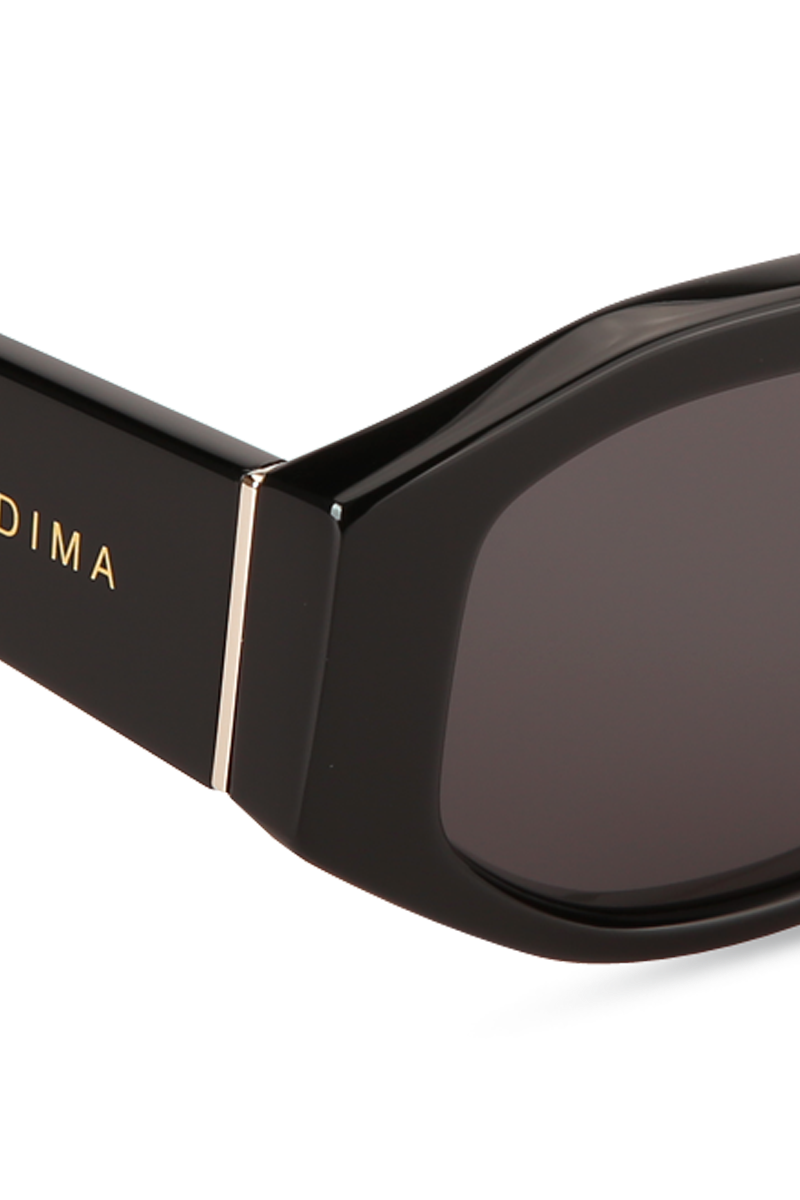dima sunglass fleur black frame grey lens 4